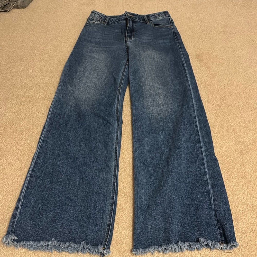 BCBGeneration High Rise Wide Leg Jeans